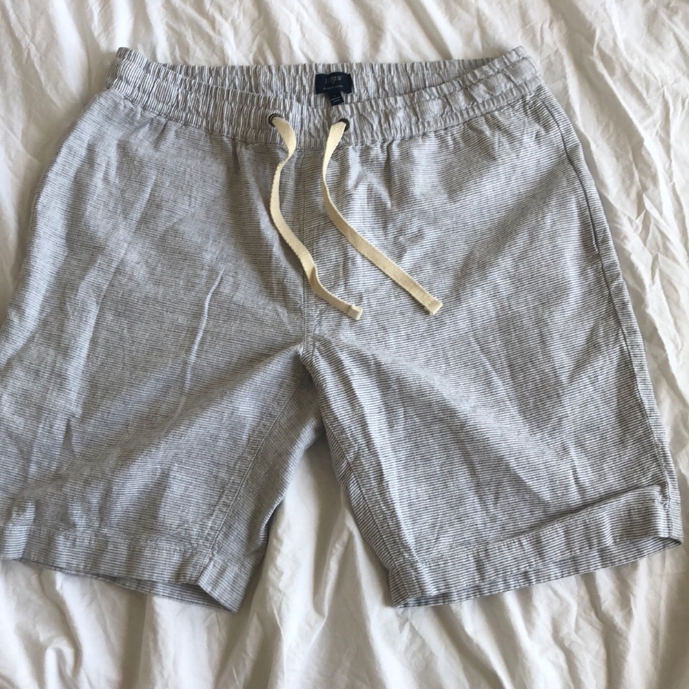 J.Crew Blue Seersucker Shorts